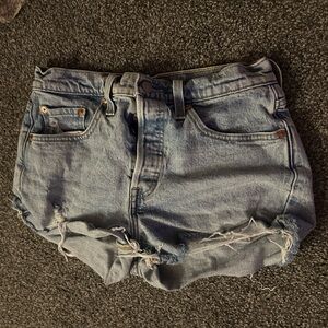 Levi's 501 Light Blue Denim Jeans